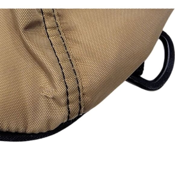 Maggie Mather Tan & Pink Sling Backpack With Multiple Zipper Pockets & Adjustabl - Picture 6 of 12